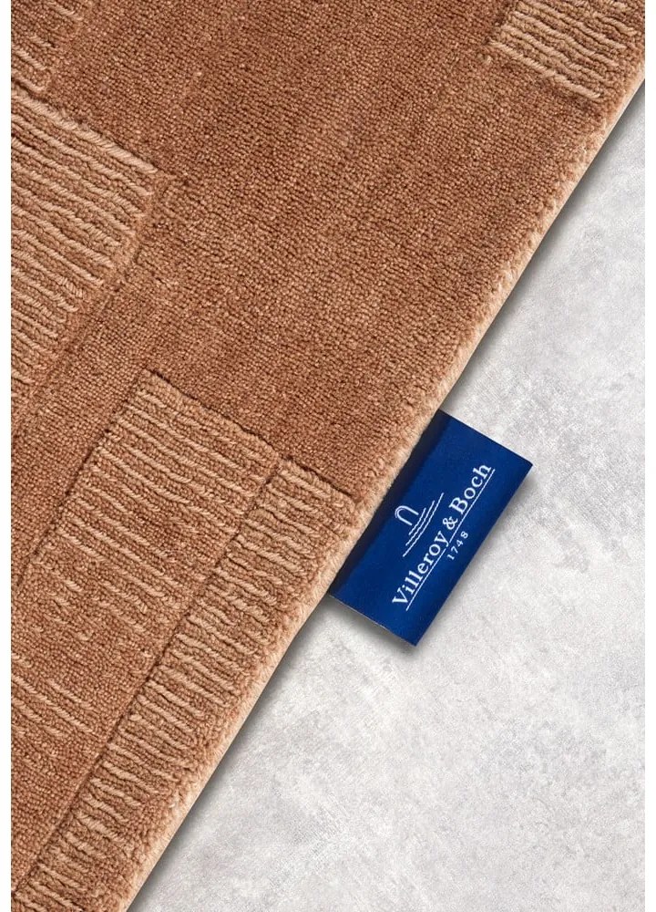 Hnedý ručne tkaný vlnený koberec 160x230 cm Wilhelmine – Villeroy&amp;Boch