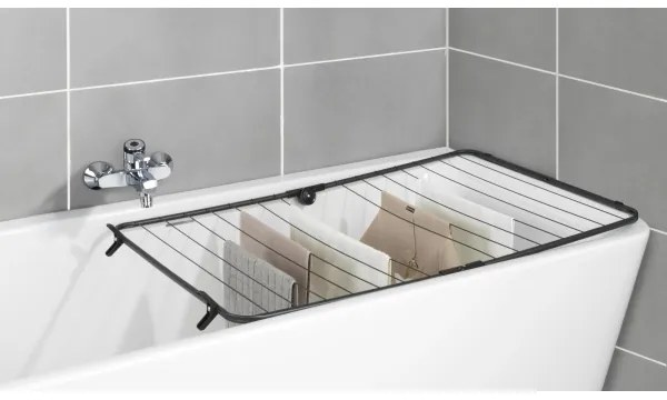 WENKO 63003100 - Sušiak na bielizeň CHAMPION 65x114 cm čierny