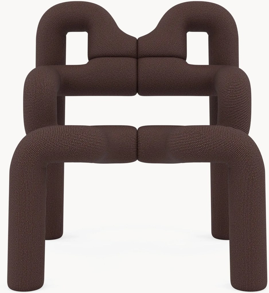 Pletené vlnené kreslo Ekstrem