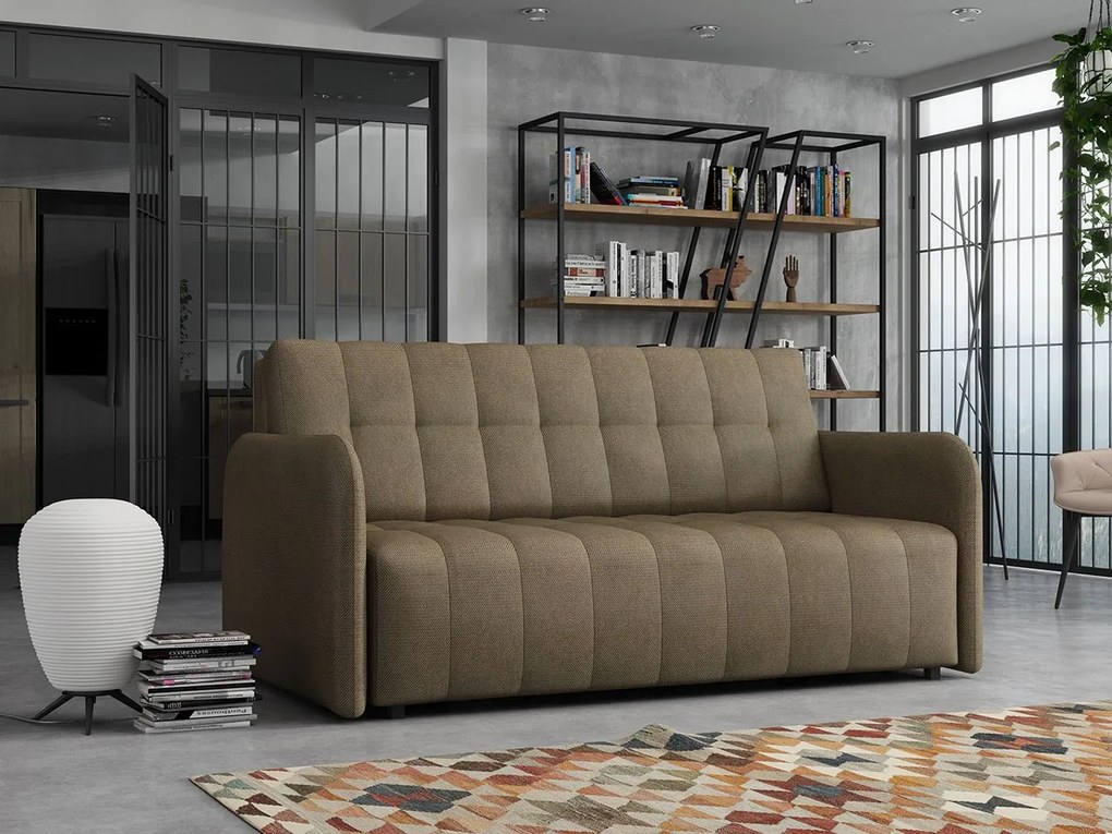 Rozkladacia pohovka Carivia Grand IV (hnedá) (s úl. priestorom). Vlastná spoľahlivá doprava až k Vám domov. 1105494