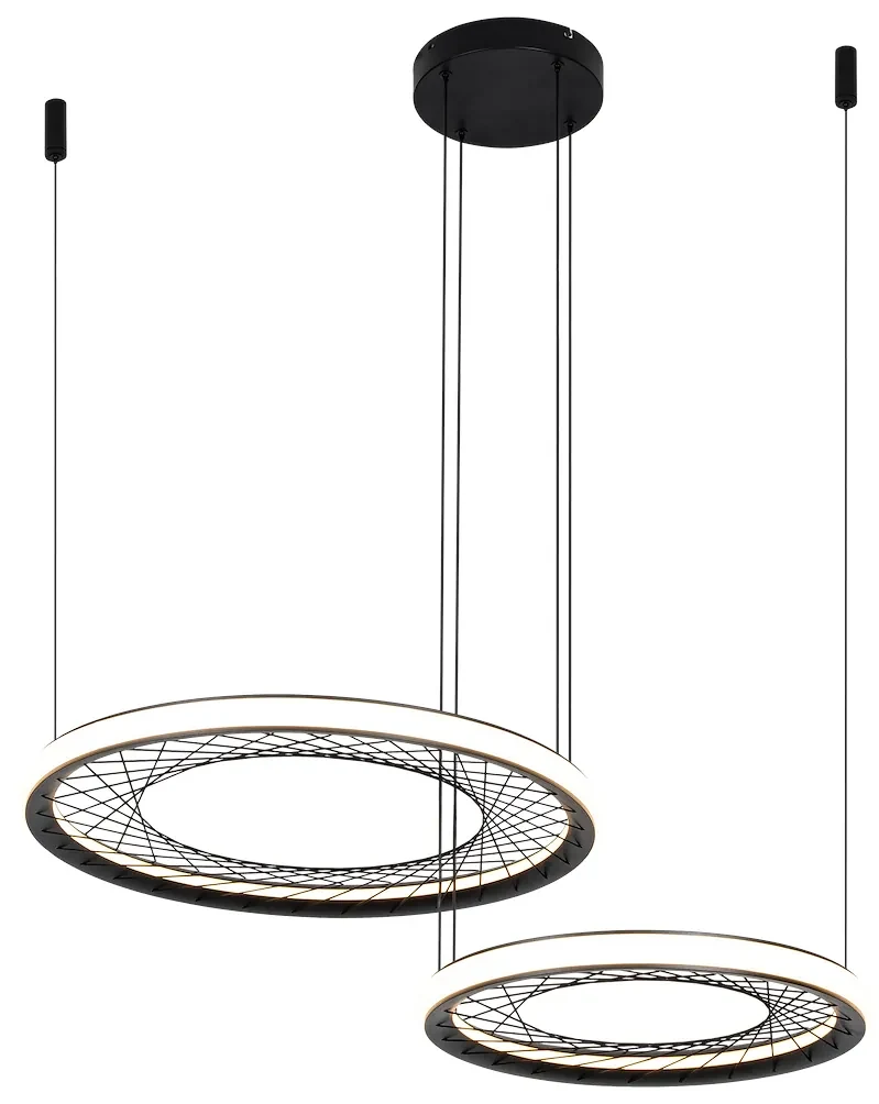 Závesné LED svietidlo Nest, 2x LED 77w, 4000k, b