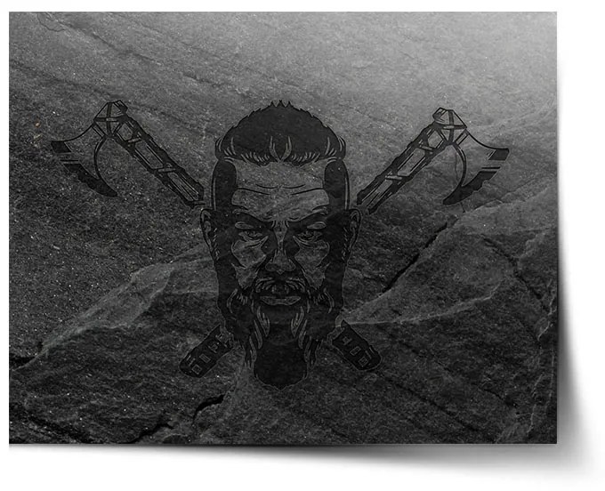 Sablio Plagát Vikingové Stone - 90x60 cm