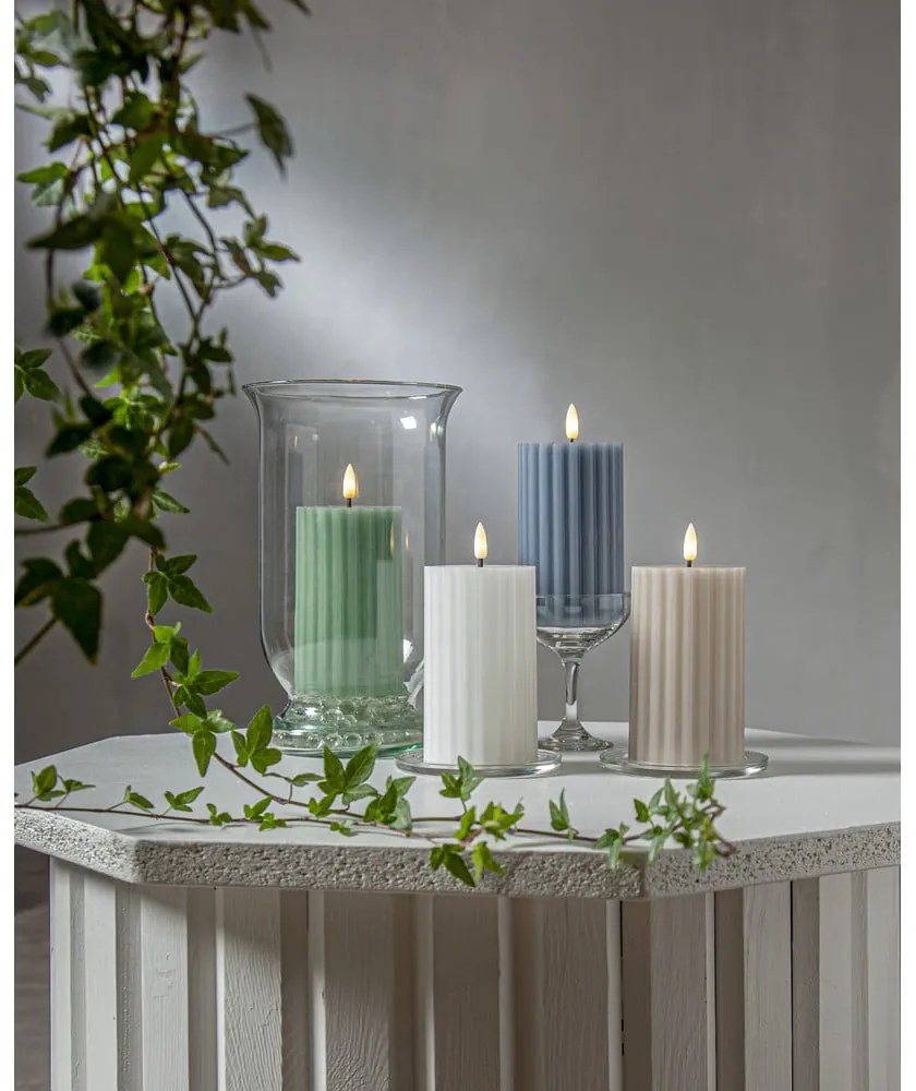 LED sviečka (výška 15 cm) Flamme Stripe – Star Trading