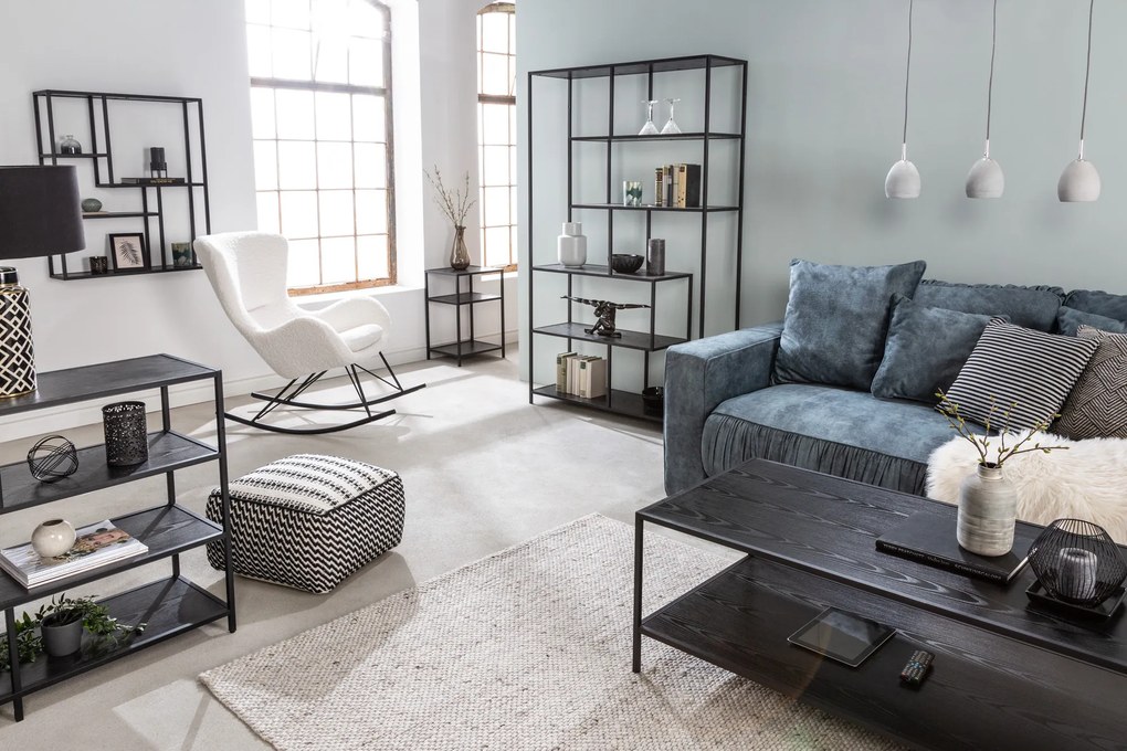 Konferenčný stolík Slim Line 120cm čierny jaseň