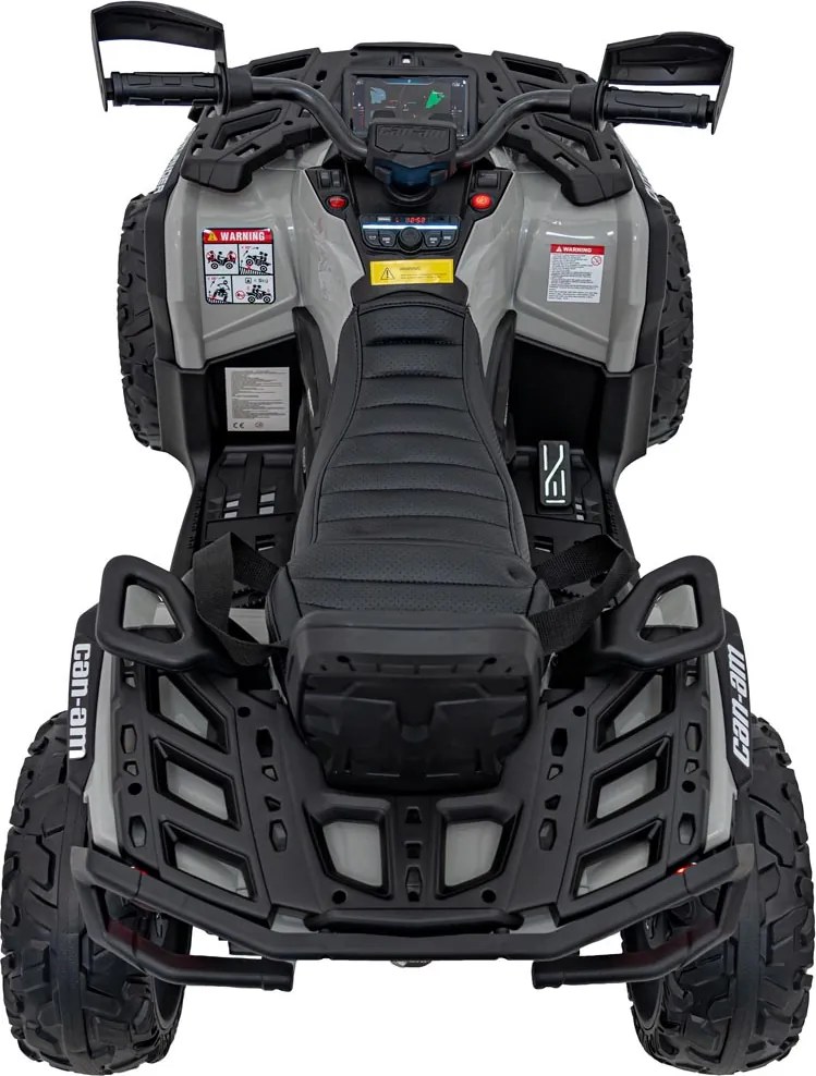 Ramiz Štvorkolka Can Am Outlander ATV Sivá