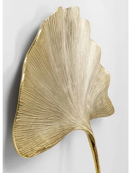 Ginkgo Leaf nástenná dekorácia zlatá 59cm