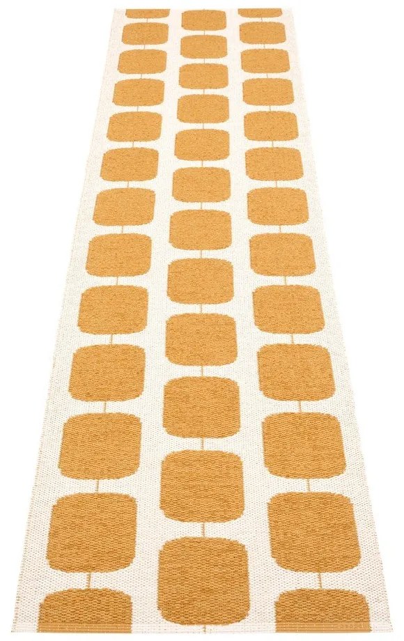 Okrovožlto-krémový vnútorný a vonkajší behúň 70x300 cm Sten Ochre – Pappelina