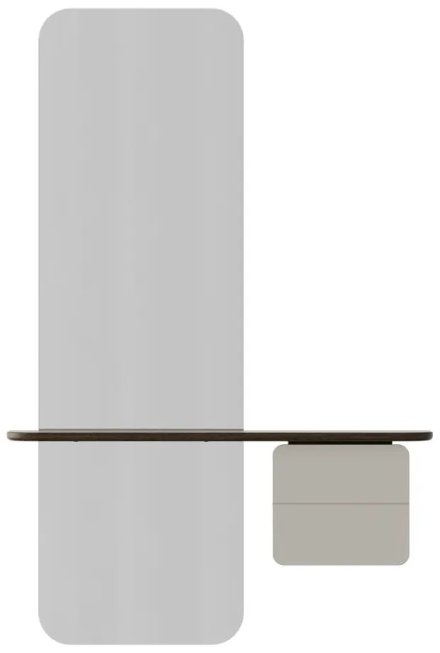 Bielo-hnedá predsieňová zostava v dekore duba One More Look – UMAGE