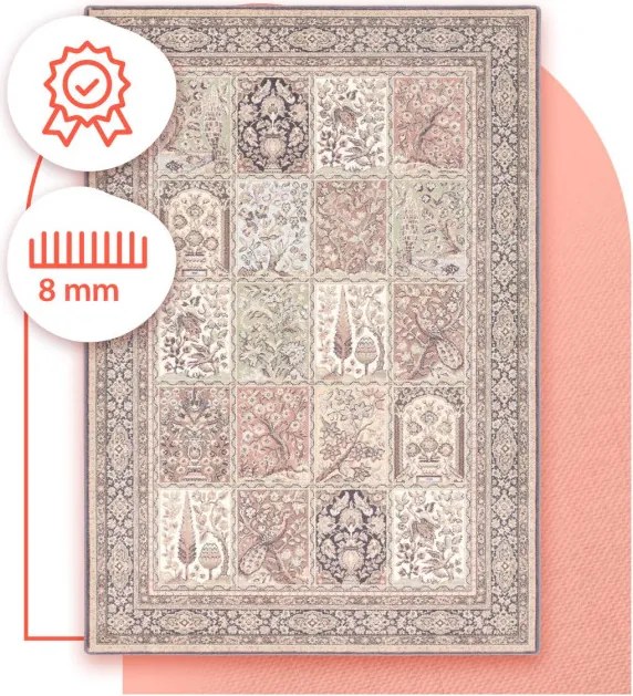 Koberec Agnella Isfahan Timor mätový