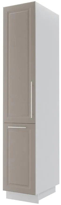 Kuchynská skrinka Emporium 2d14k/40 grey stone/kor.biela