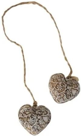 Závesná ozdoba Antic Line Hearts Ornament