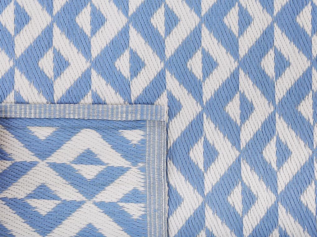 Vonkajší koberec 120 x 180 cm modrý BIHAR Beliani