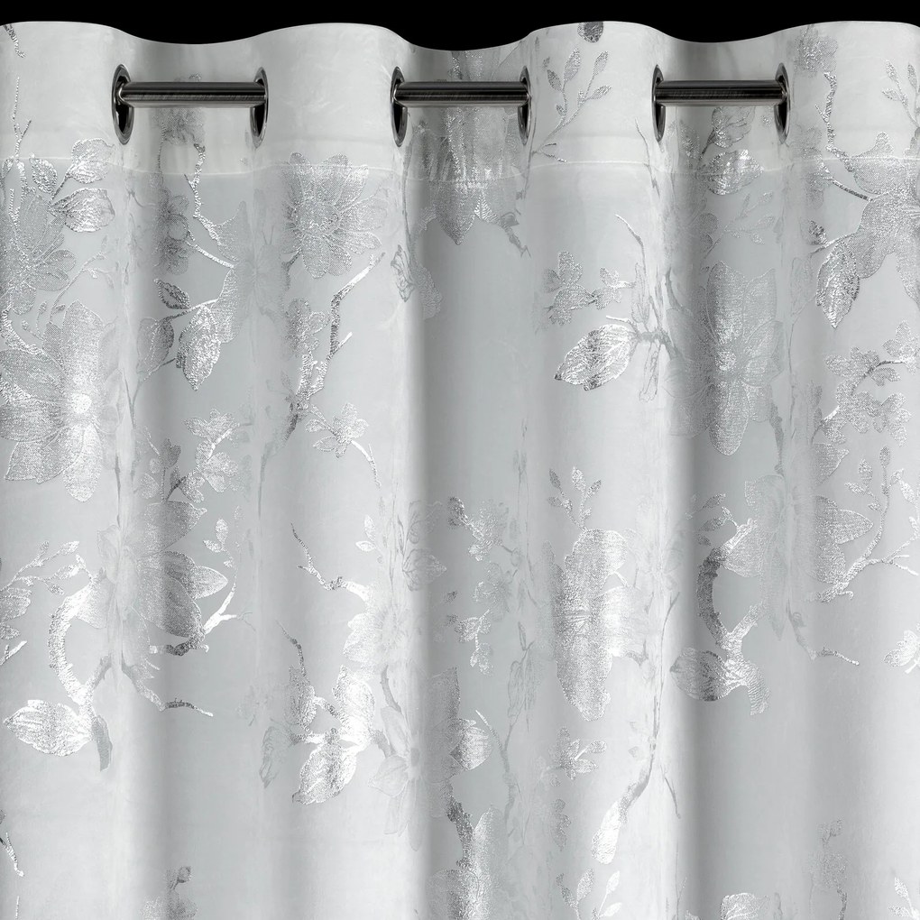 ZATEMŇOVACÍ ZÁVES NA KRÚŽKOCH CELIA 140X250 CM VZOROVANÁ