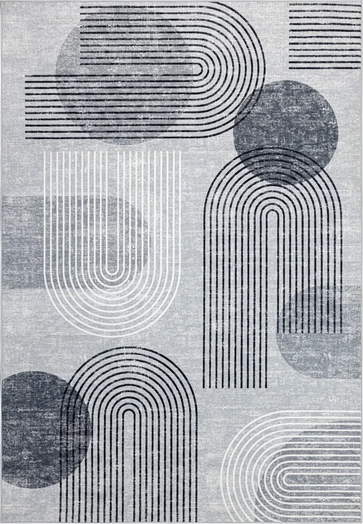 Obsession, Kusový koberec Avantgarde 101 Grey, 120x170, šedá, chodba / predsieň