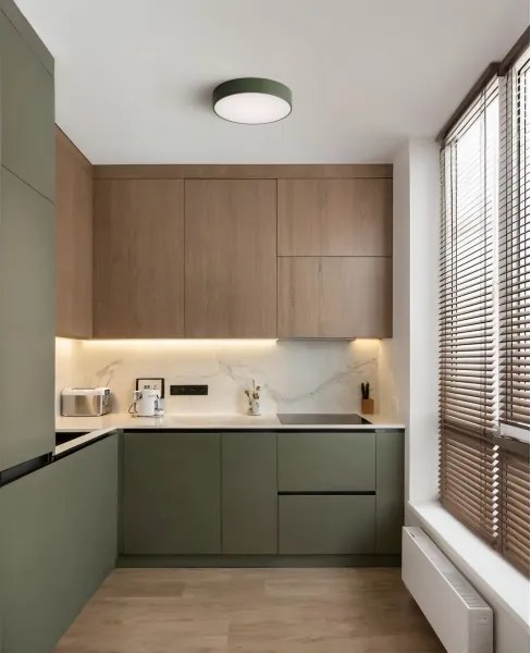 Brilagi - Stropné svietidlo CLARE 2xE27/24W/230V pr. 30 cm khaki