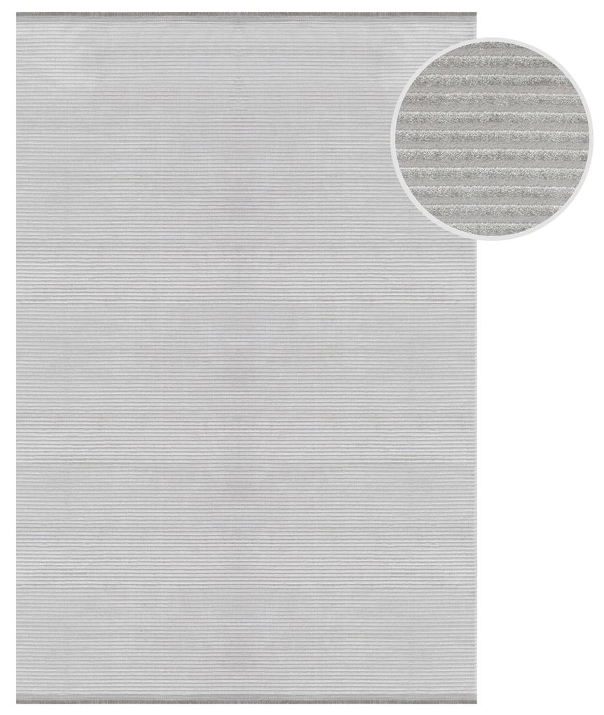 Ayyildiz Kusový koberec STYLE 8900, Strieborná Rozmer koberca: 80 x 250 cm