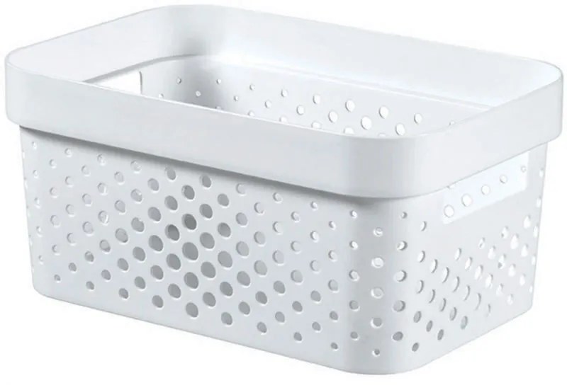 Curver Úložný box INFINITY 4,5l recyklovaný plast biely