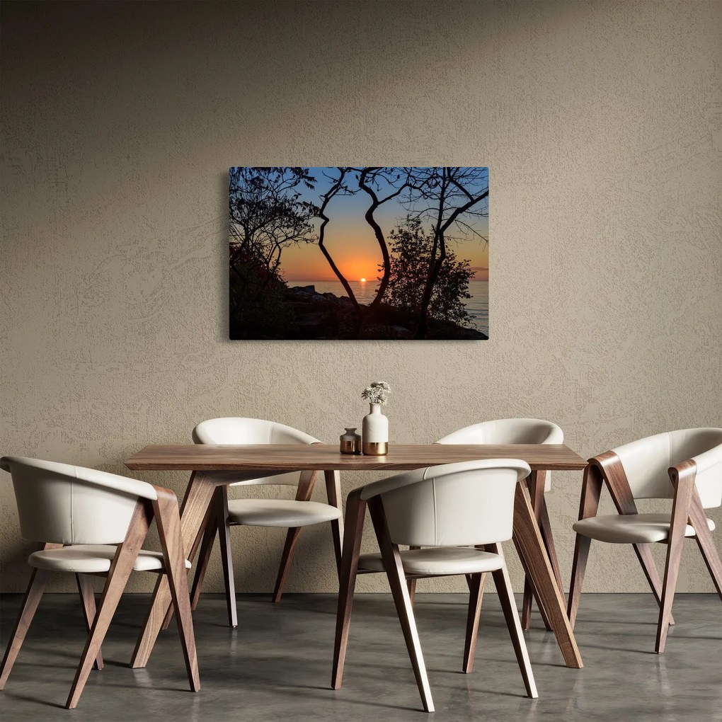 Obraz západu slnka (90x60 cm)