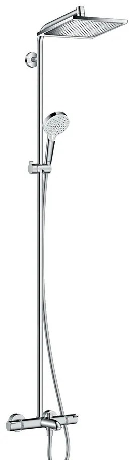 Hansgrohe Crometta E, Showerpipe 240 1jet s vaňovým termostatom, chróm, HAN-27298000