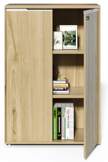 Kancelárska skriňa Houseland Profit Dru 03 dub prírodný