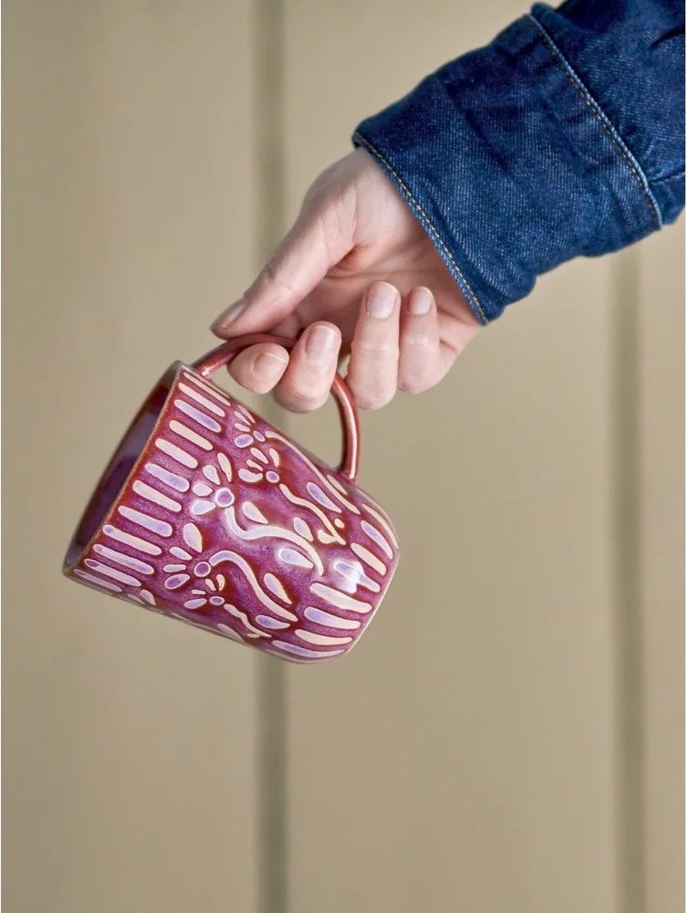 Fialový kameninový hrnček 150 ml Samsin – Bloomingville