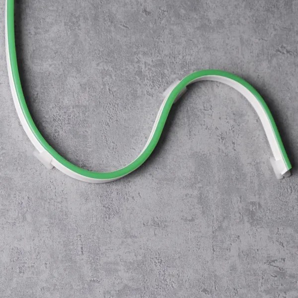 LED Pásik NEON 5 m LED/23W/12V IP65 zelená