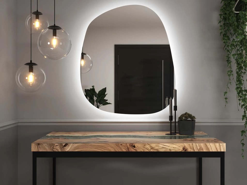 Organické LED zrkadlo s osvetlením A36 44×51