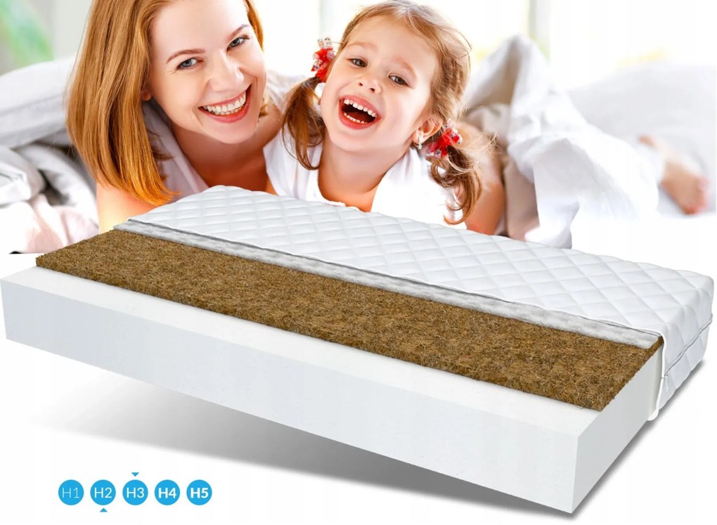 Detský matrac JUNIOR MAX RELAX 160x90x10 cm - pena/kokos
