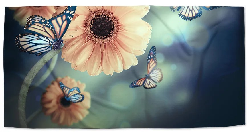 Sablio Uterák Kvetinová abstrakcia - 50x100 cm