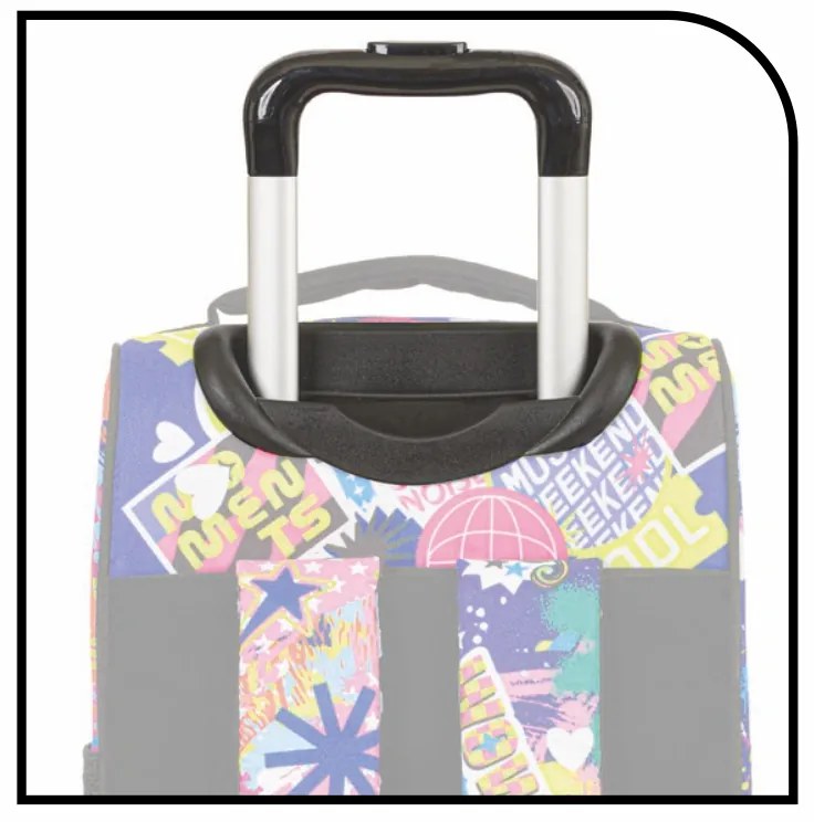 Školská taška koliesková MITAMA Urban Smile