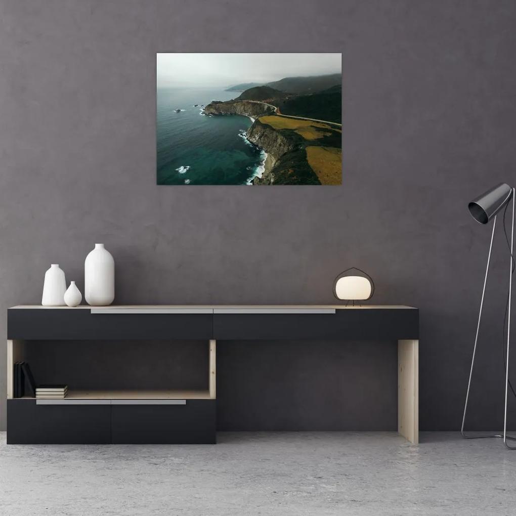 Sklenený obraz - Útes v oceáne (70x50 cm)