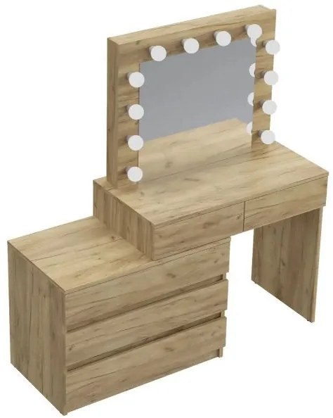 Toaletný stolík s LED zrkadlom