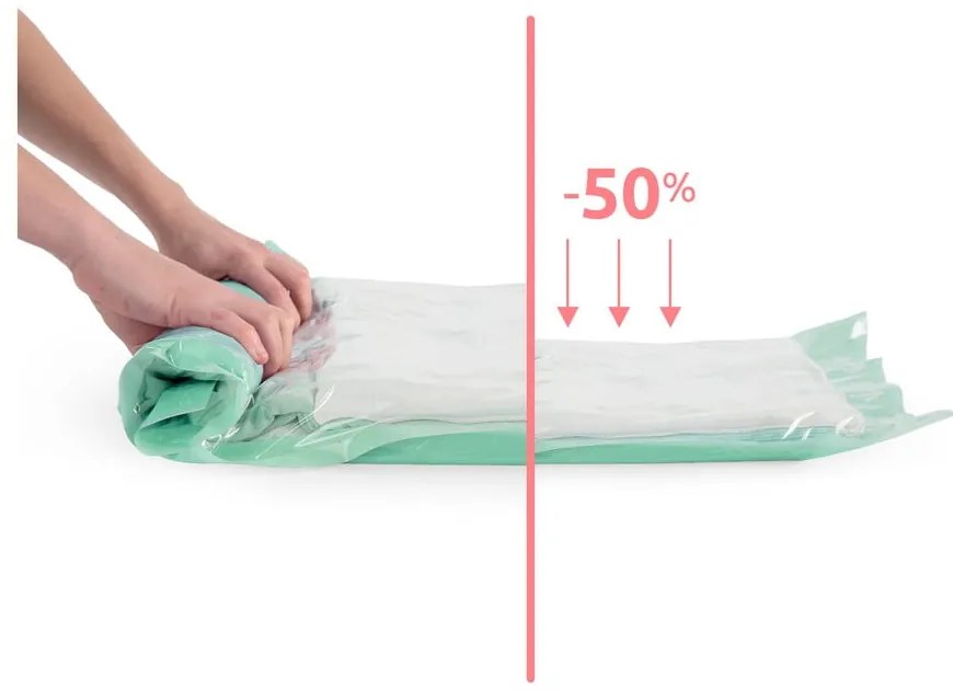 Vákuové vrecia v súprave 4 ks Roll Up L – Compactor