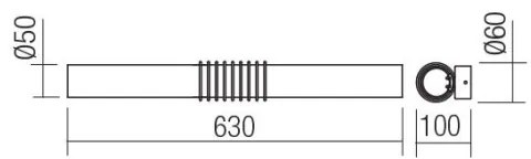 Redo 01-1431 - LED Nástenné svietidlo AVANCE LED/14W/230V 63 cm biela