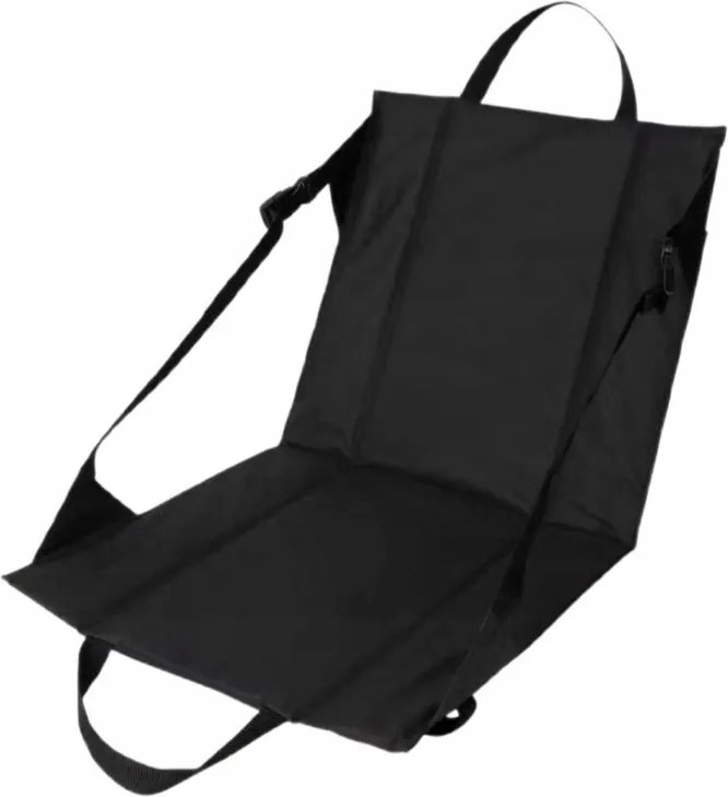 Turistická skladacia stolička VENTO 38 cm, čierna