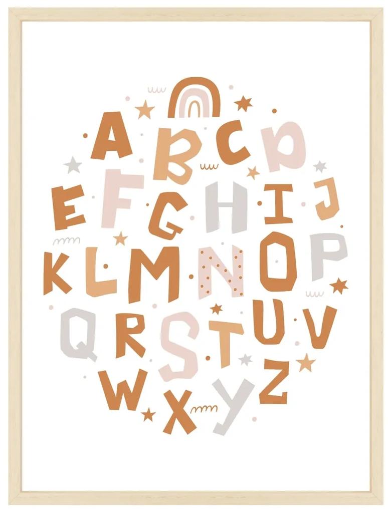 Traffic - abeceda - obraz do detskej izby Bez rámu  | Dolope