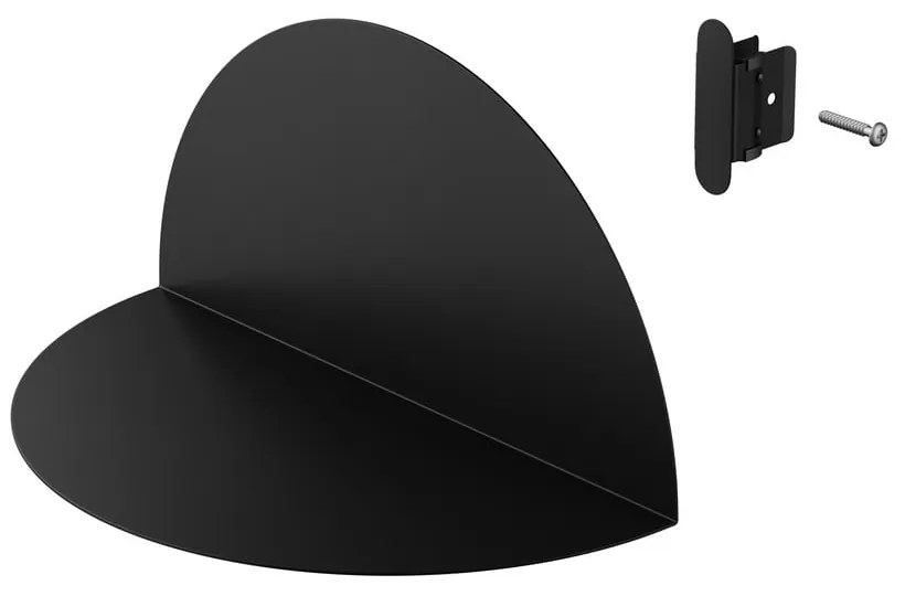Čierny kovový modulárny policový systém 27x203,5 cm Solis – Umbra