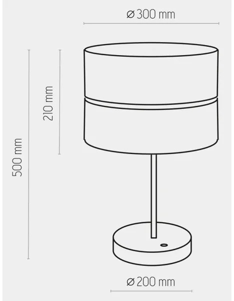 Stolná lampa HILTON 1xE27/25W/230V mosadz/čierna
