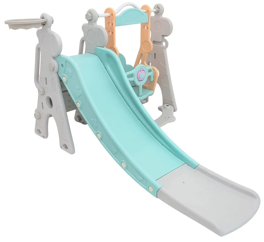 Detské ihrisko 3 v 1 s hojdačkou a šmykľavkou  ZOG.GB-008