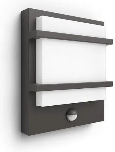 Philips - LED Vonkajšie nástenné svietidlo so senzorom PETRONIA LED/3,8W/230V IP44