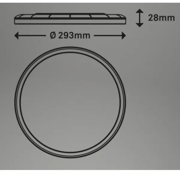 Briloner 7079-015 - LED Stmievateľné svietidlo SLIM LED/18W/230V 2700-6500K + DO