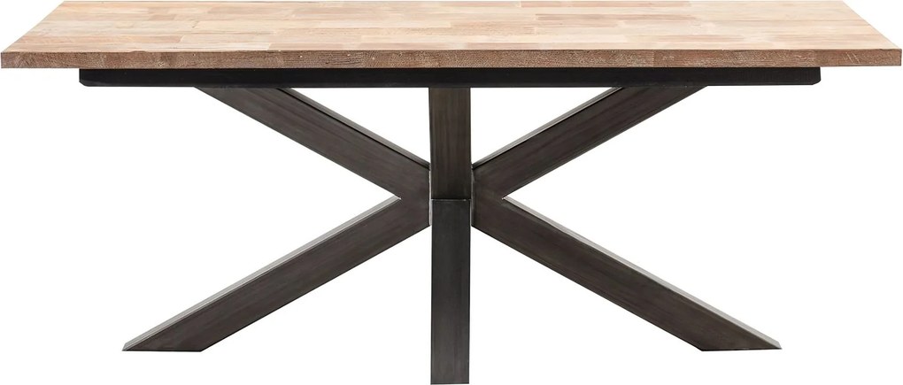 Stôl Vince 200 x 100 x 79 black&amp;natural