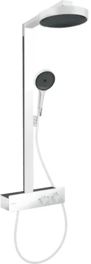 Sprchový systém Hansgrohe Rainfinity na stenu s termostatickou batériou matná biela 28742700