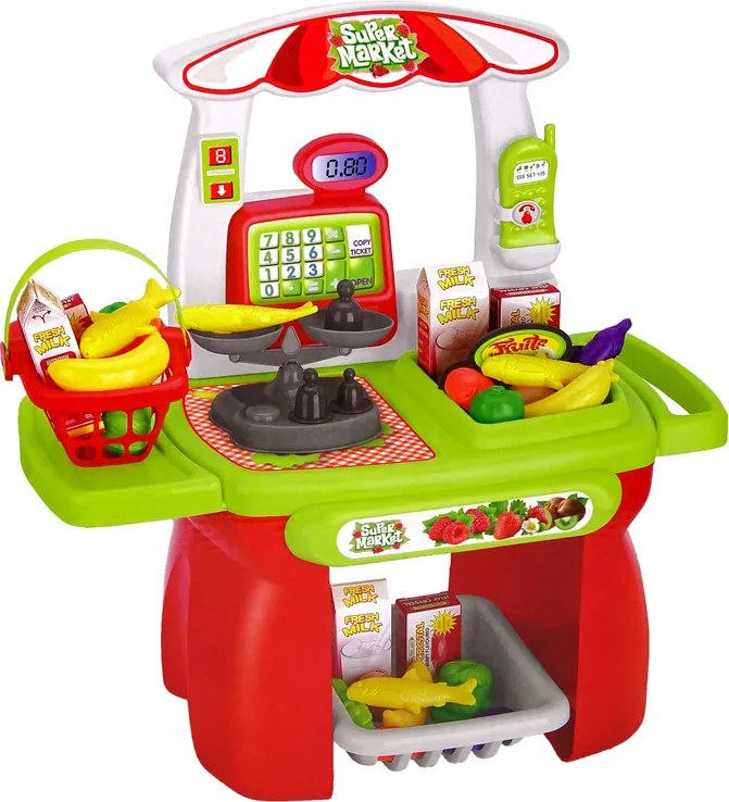 LEAN Toys Súprava váh na nákup potravín v supermarketoch