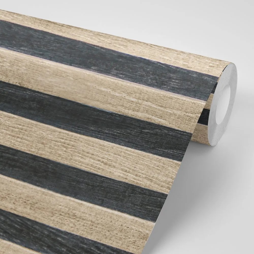 Samolepiaca tapeta imitácia dreva v zaujímavom zelenom prevedení - 150x100