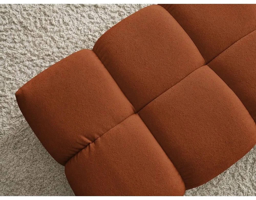 Ženilková podnožka v tehlovej farbe Everest – Bobochic Paris