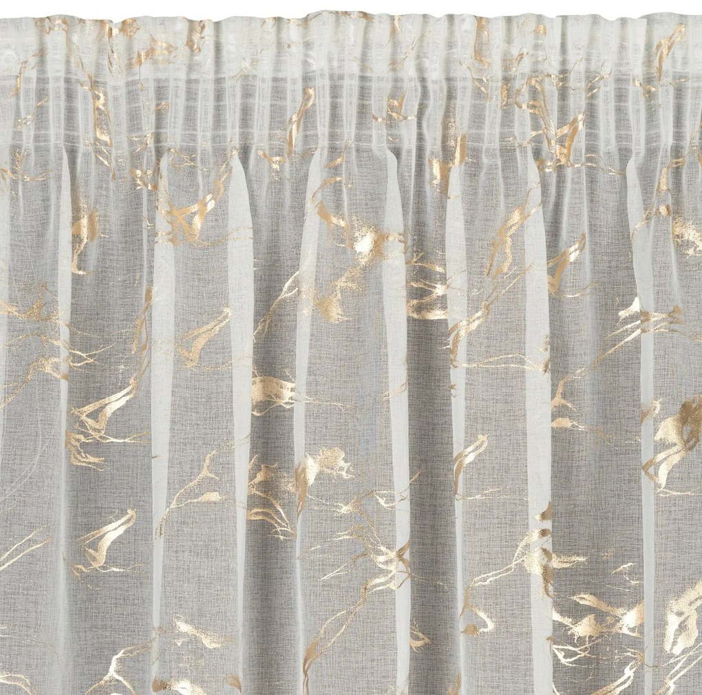 ZÁCLONA NA PÁSKE ALINA 140X270 CM BIELA