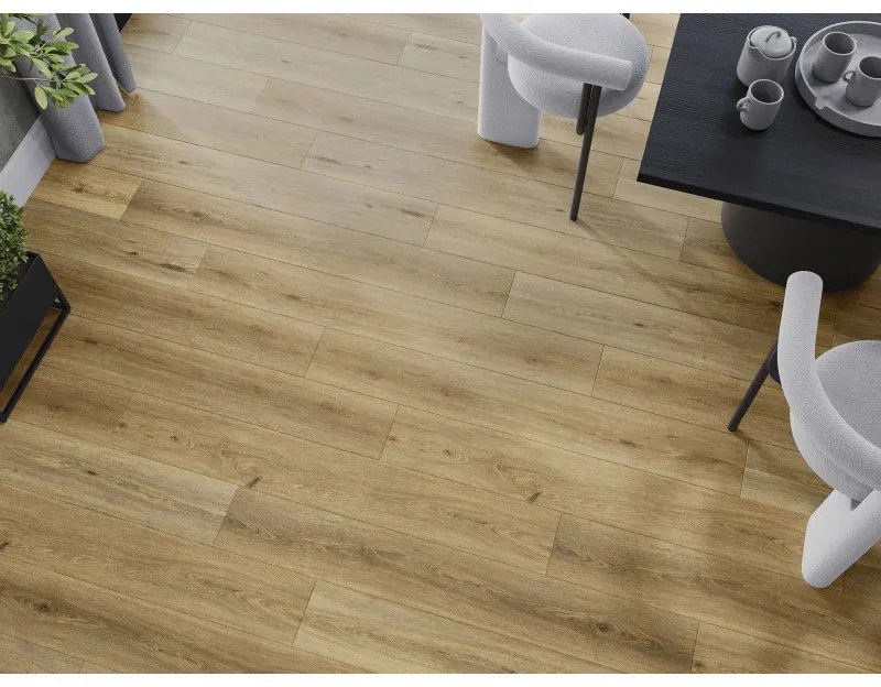 Mexen Sanford, vinylová podlaha 1240x182 mm SPC 6,5 mm, IXPE 1,5 mm, 4-stranná V-drážka, dub, F1059-1240-182-505-4V1-01