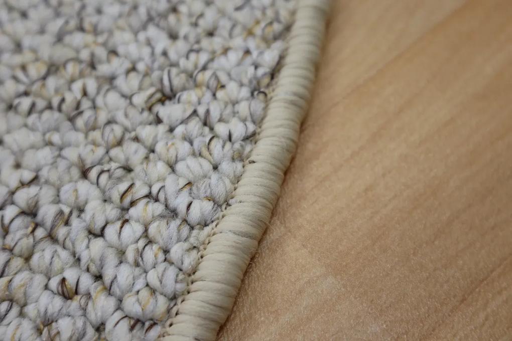 Vopi koberce Kusový koberec Wellington béžový kruhový - 400x400 (priemer) kruh cm
