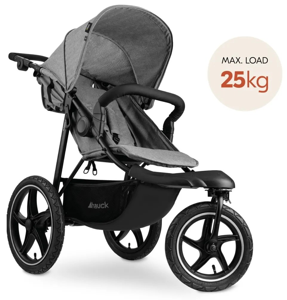 Trojkolesový kočík Hauck Runner 2 EDICE Melange grey
